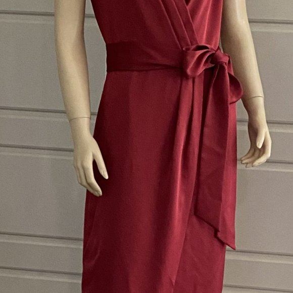 TED BAKER London CHRISEY Wrap Midi Dress-Size 2 (TB) (6US) - Picture 7 of 12